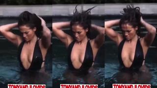 Jlo in the pool